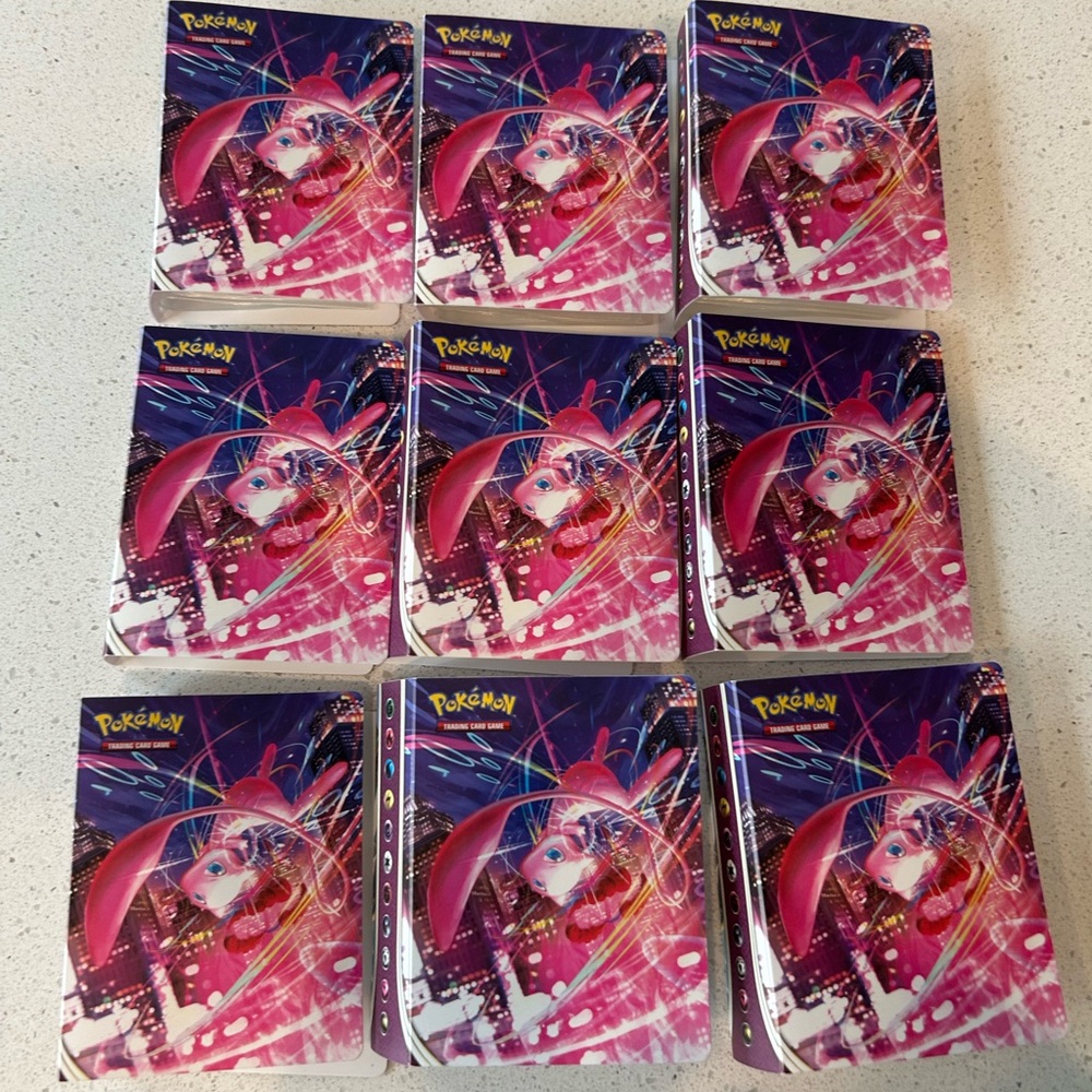 Pokemon Card Mini Binder Bundle Lot 9 Binders